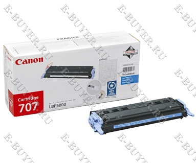 Тонер-картридж Canon 707 Голубой 9423A004