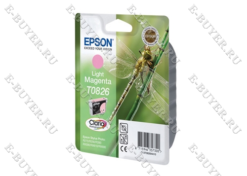 Картридж Epson T0826 Светло-пурпурный C13T11264A10