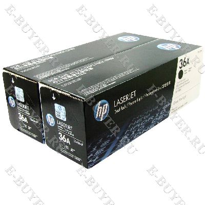 Тонер-картридж HP 36A Двойной CB436AF