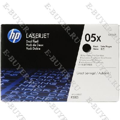 Тонер-картридж HP 05X Двойной CE505XD