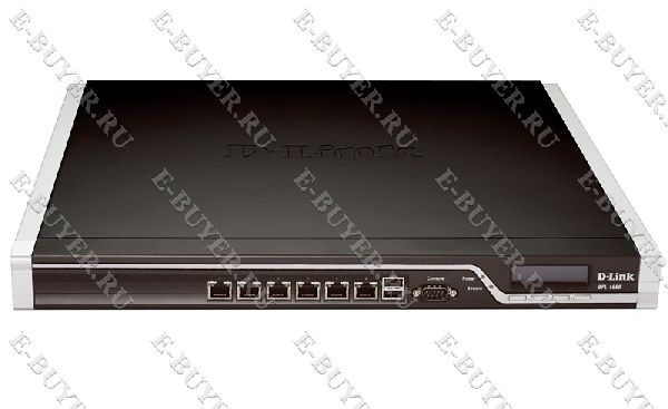 Межсетевой экран NetDefend D-link DFL-1660 с 6 настраиваемыми портами Gigabit Ethernet и 2 USB портами