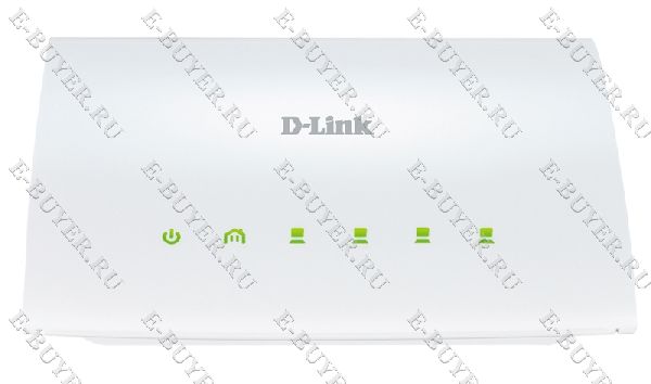 Коммутатор с 4 портами Ethernet 10/100Base-TX D-link DHP-346AV/A1A до 200