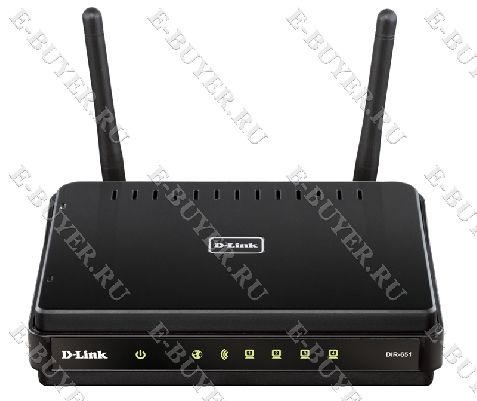 Беспроводной маршрутизатор D-link DIR-651/A/A2A с поддержкой 802.11n (до 300 Мбит/с) и портами Gigabit Ethernet