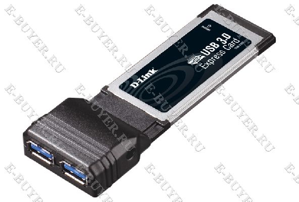 2-портовый USB 3.0 адаптер для шины ExpressCard D-link DUB-1320