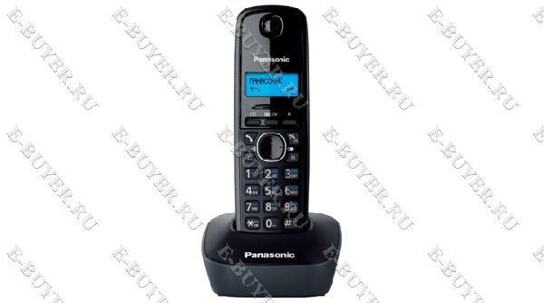 Телефон Dect Panasonic (серый) KX-TG1611RUH