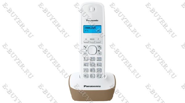 Телефон Dect Panasonic (бежевый) KX-TG1611RUJ