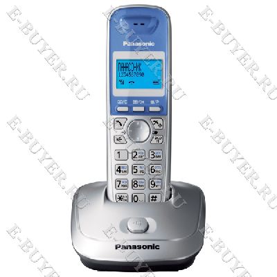 Телефон Dect Panasonic (серебристый) KX-TG2511RUS