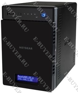 Домашнее хранилище ReadyNAS Netgear RN10400-100EUS на 4 SATA/SSD диска (без дисков)